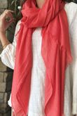 Classic Portobello Scarf Tomato Red 